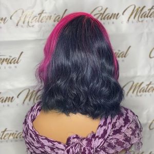 Hot Pink & Moon blue Colored Roots